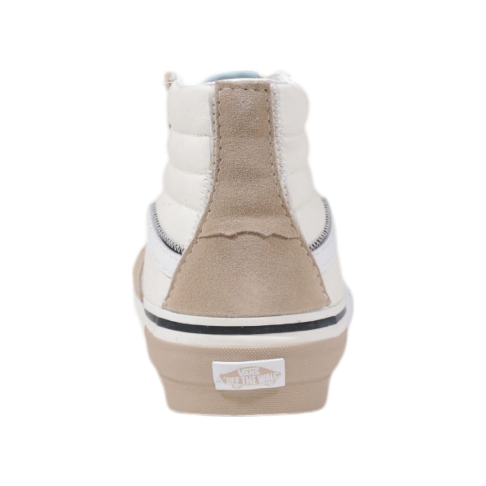 Beige Ledersneaker