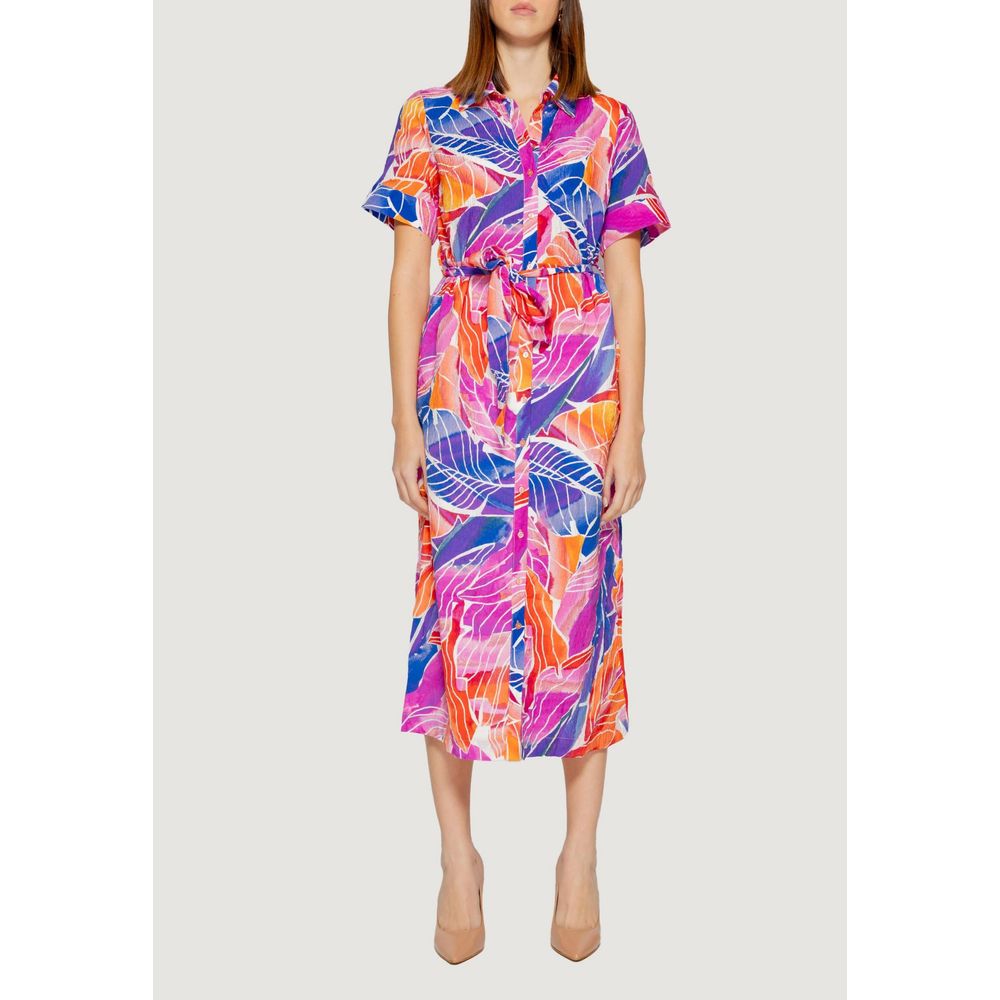 Multicolor Viscose Long