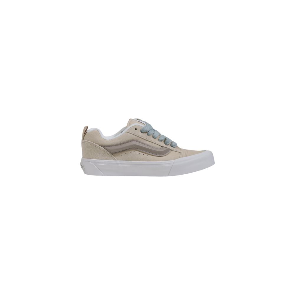 Beige Ledersneaker