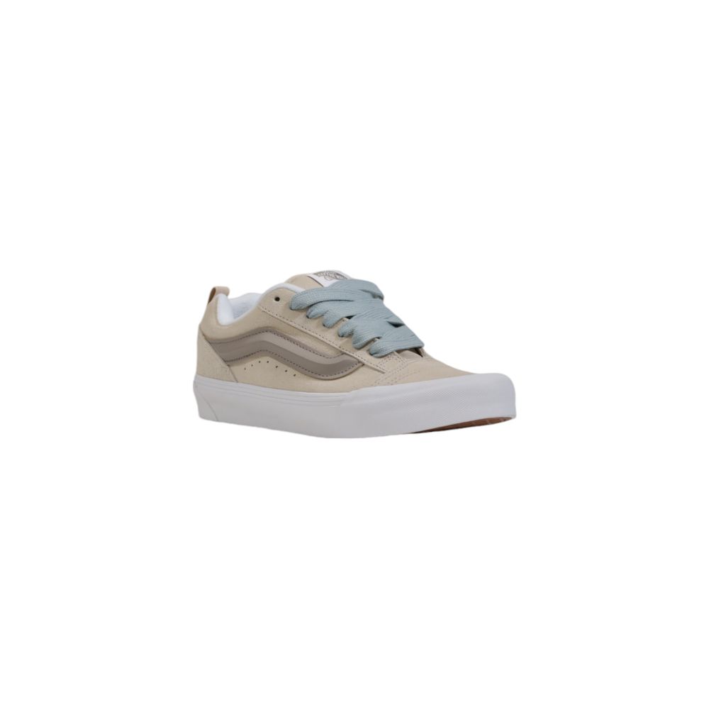 Beige Ledersneaker