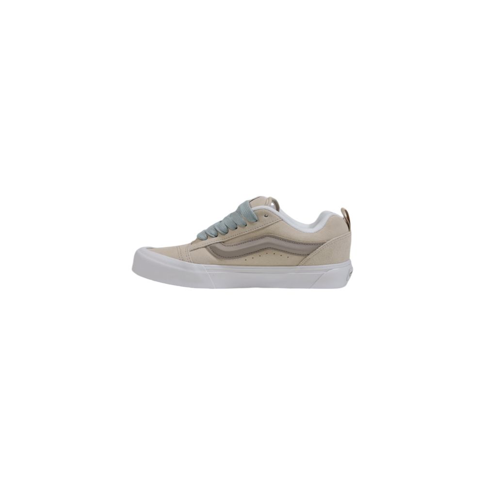 Beige Ledersneaker
