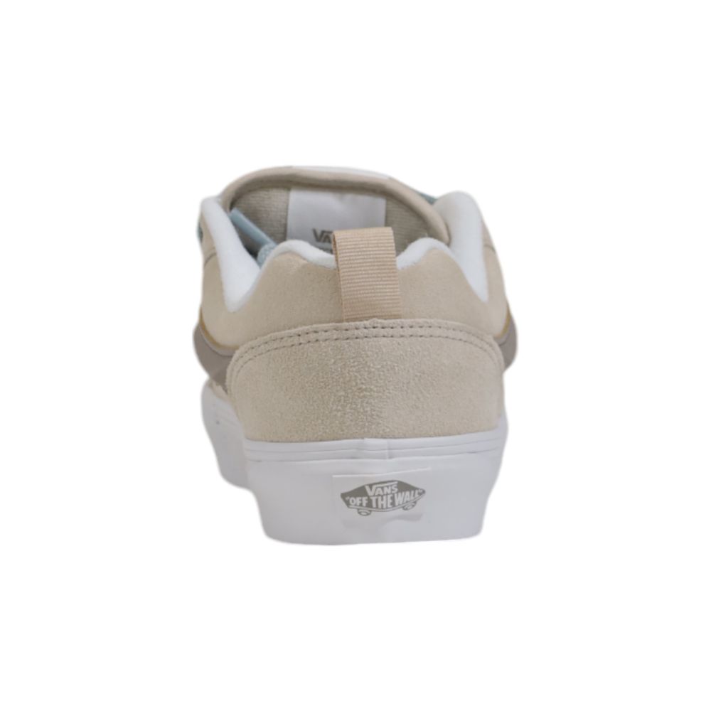 Beige Ledersneaker