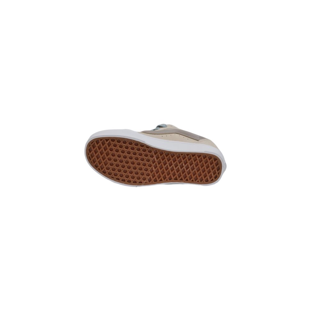 Beige Ledersneaker