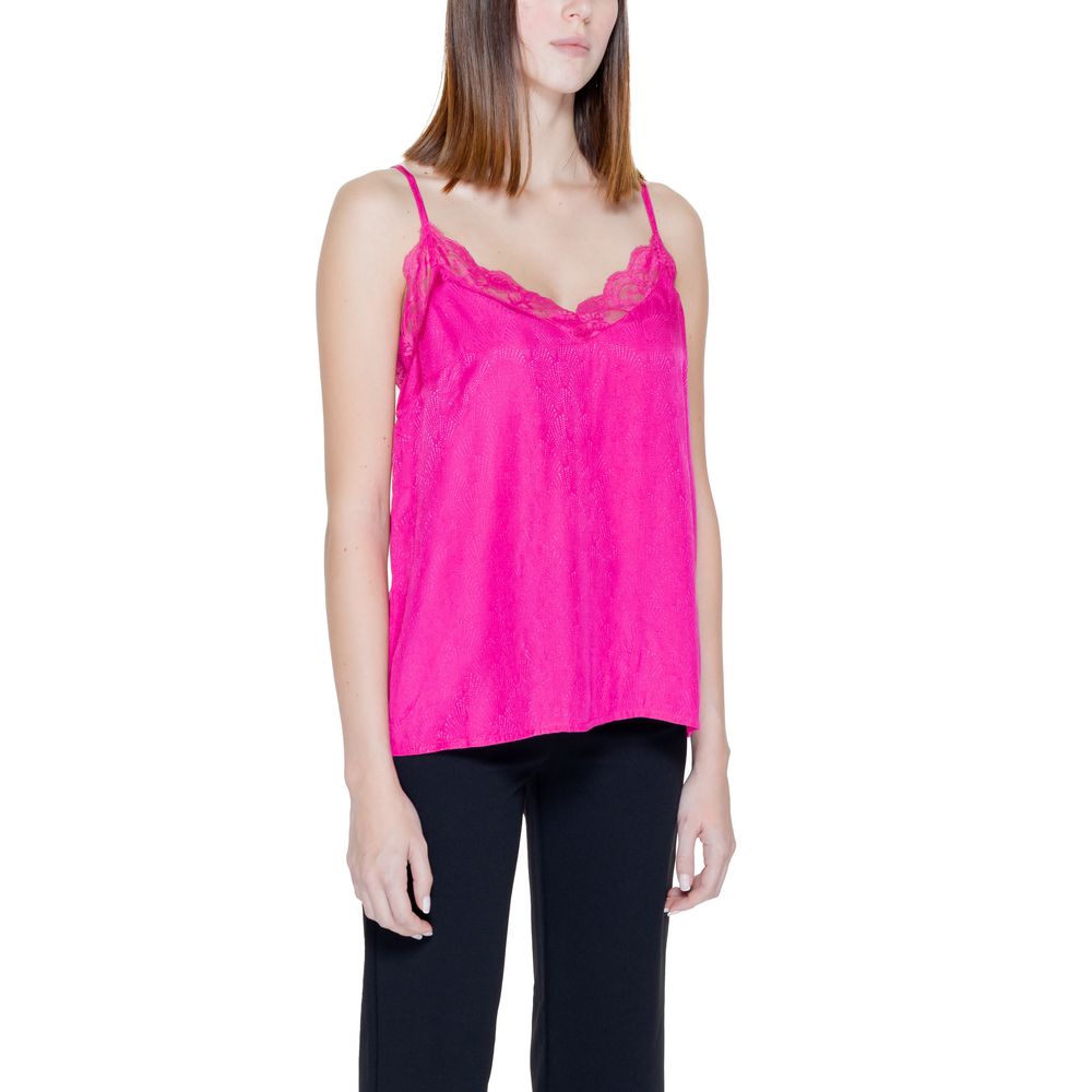 Pink Viscose Tank Top