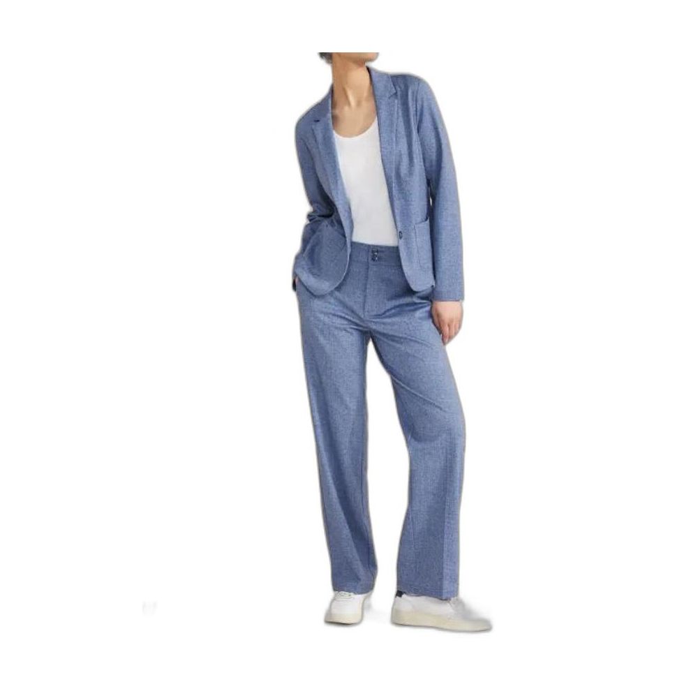 Blauer Polyester-Blazer