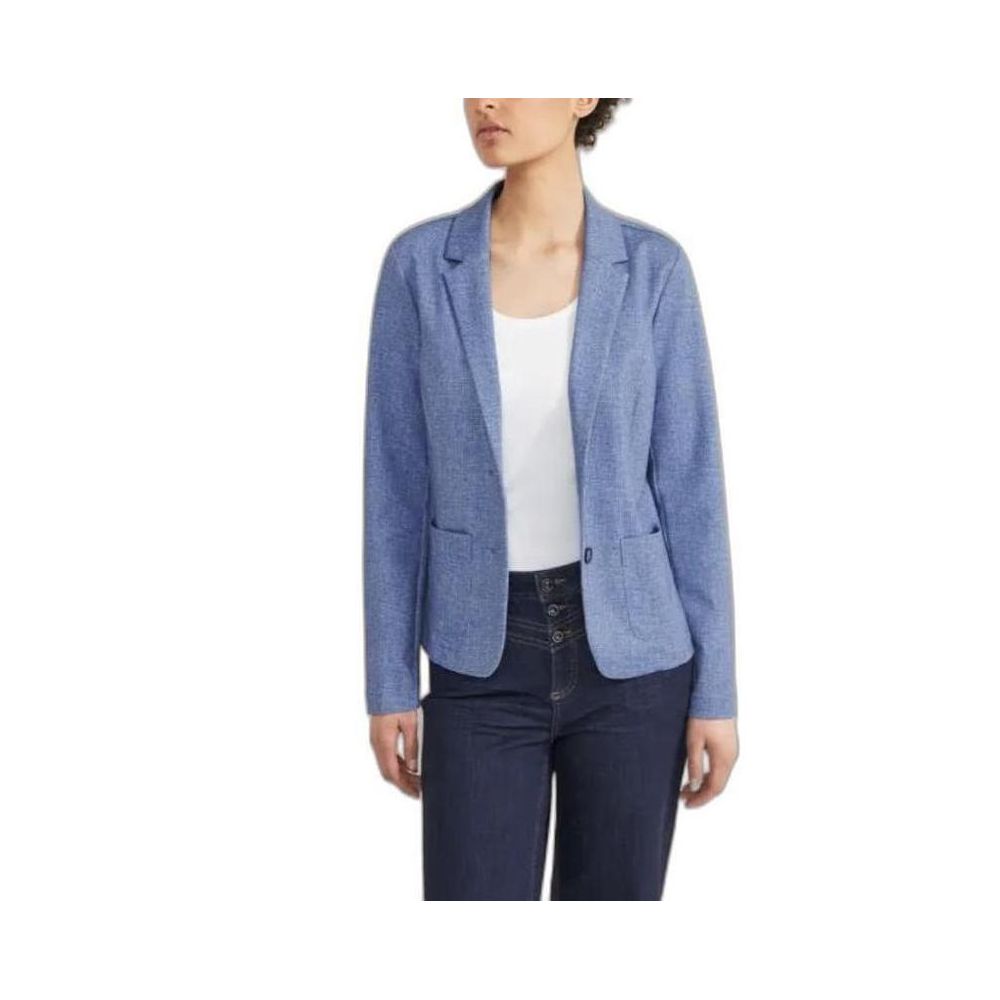 Blauer Polyester-Blazer