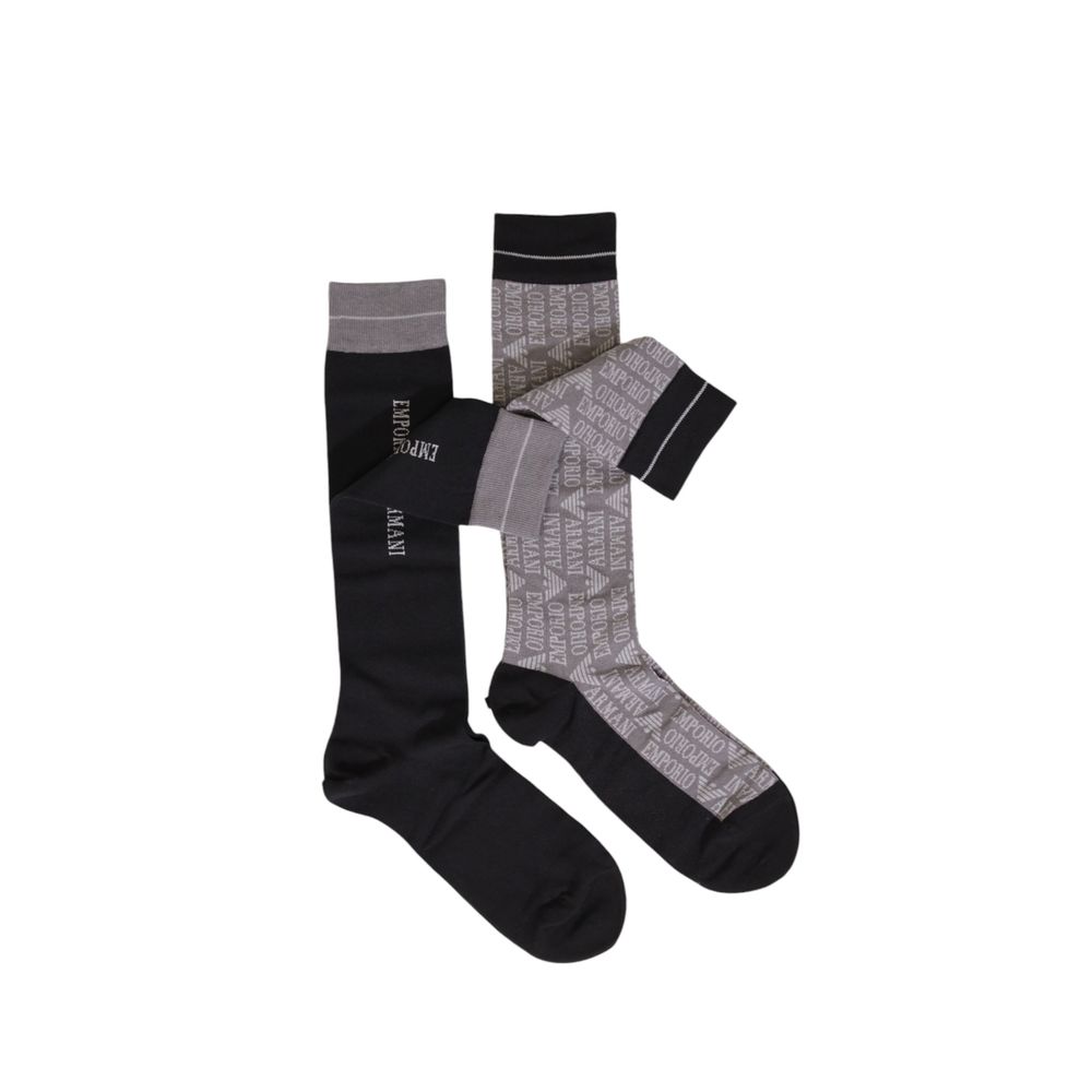 Schwarze Baumwollsocke