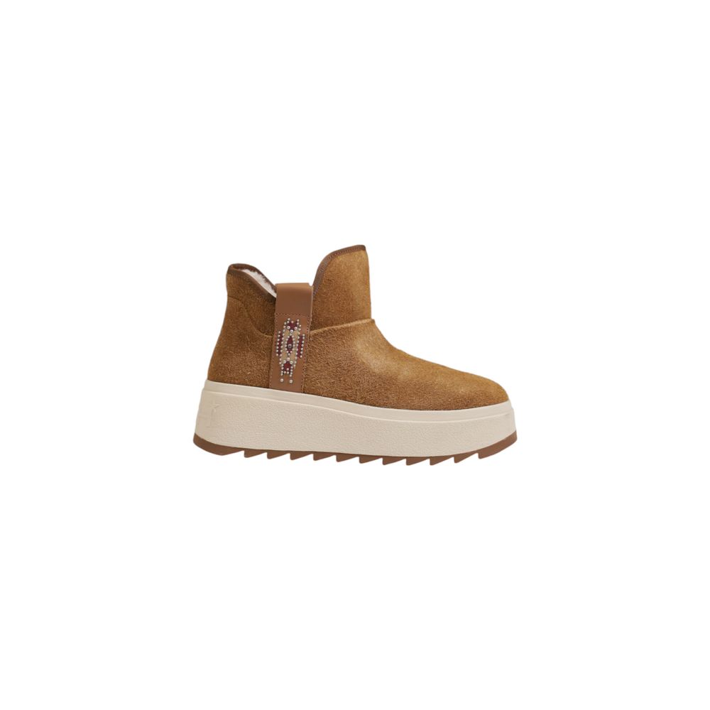 Braune Wildleder-Stiefeletten