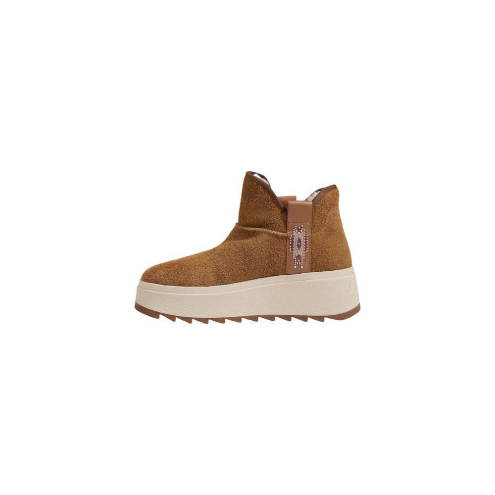 Braune Wildleder-Stiefeletten