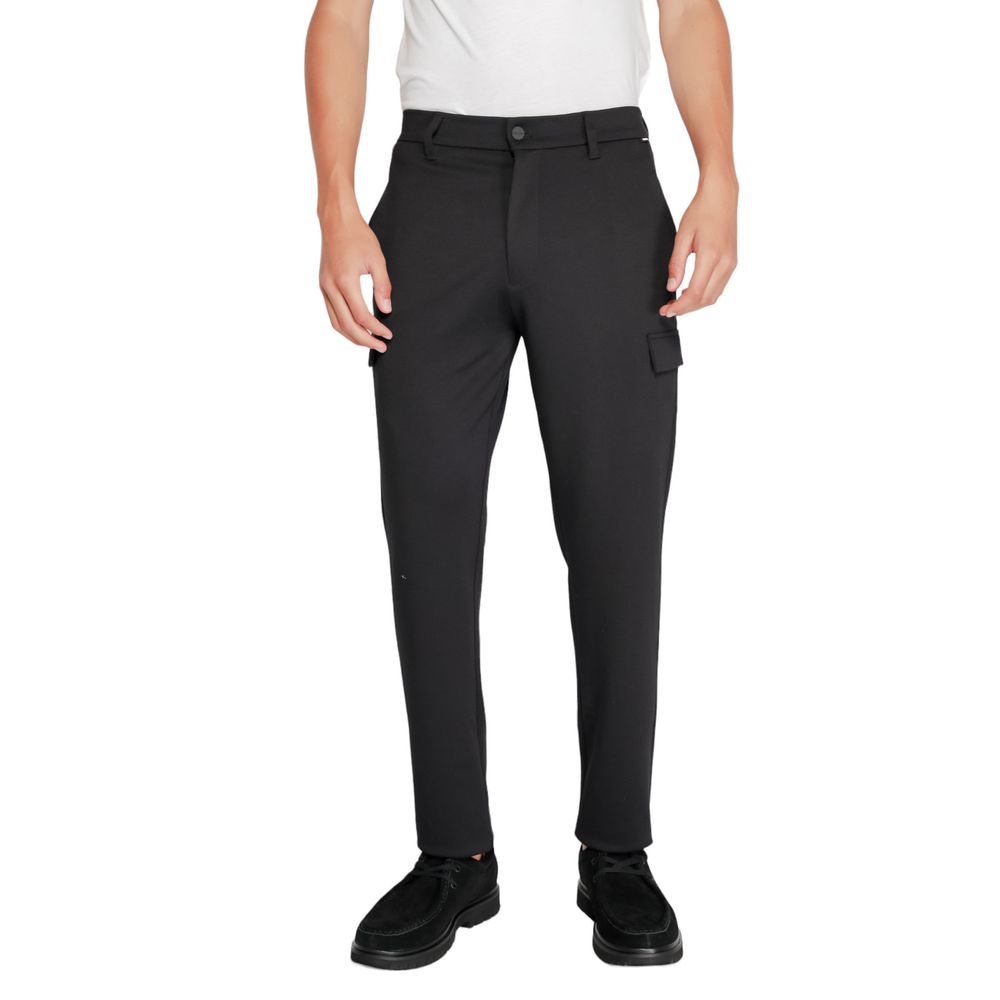 Schwarze Jogginghose aus recyceltem Polyester