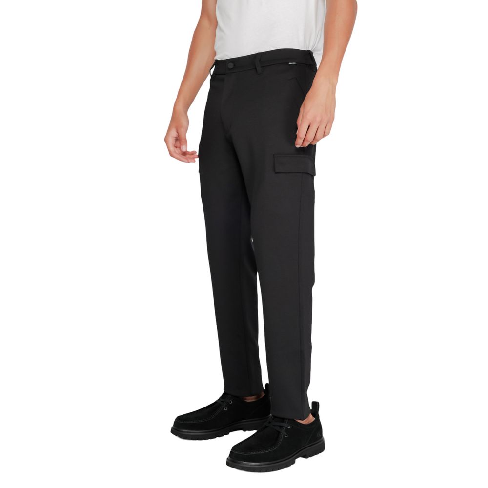 Schwarze Jogginghose aus recyceltem Polyester
