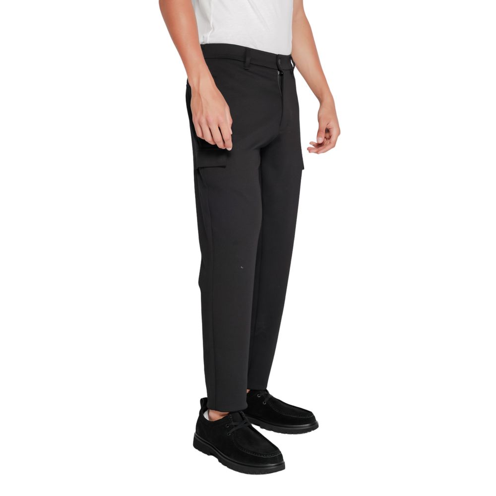 Schwarze Jogginghose aus recyceltem Polyester