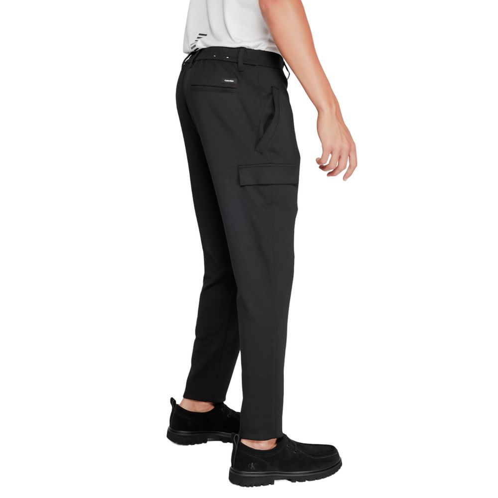 Schwarze Jogginghose aus recyceltem Polyester