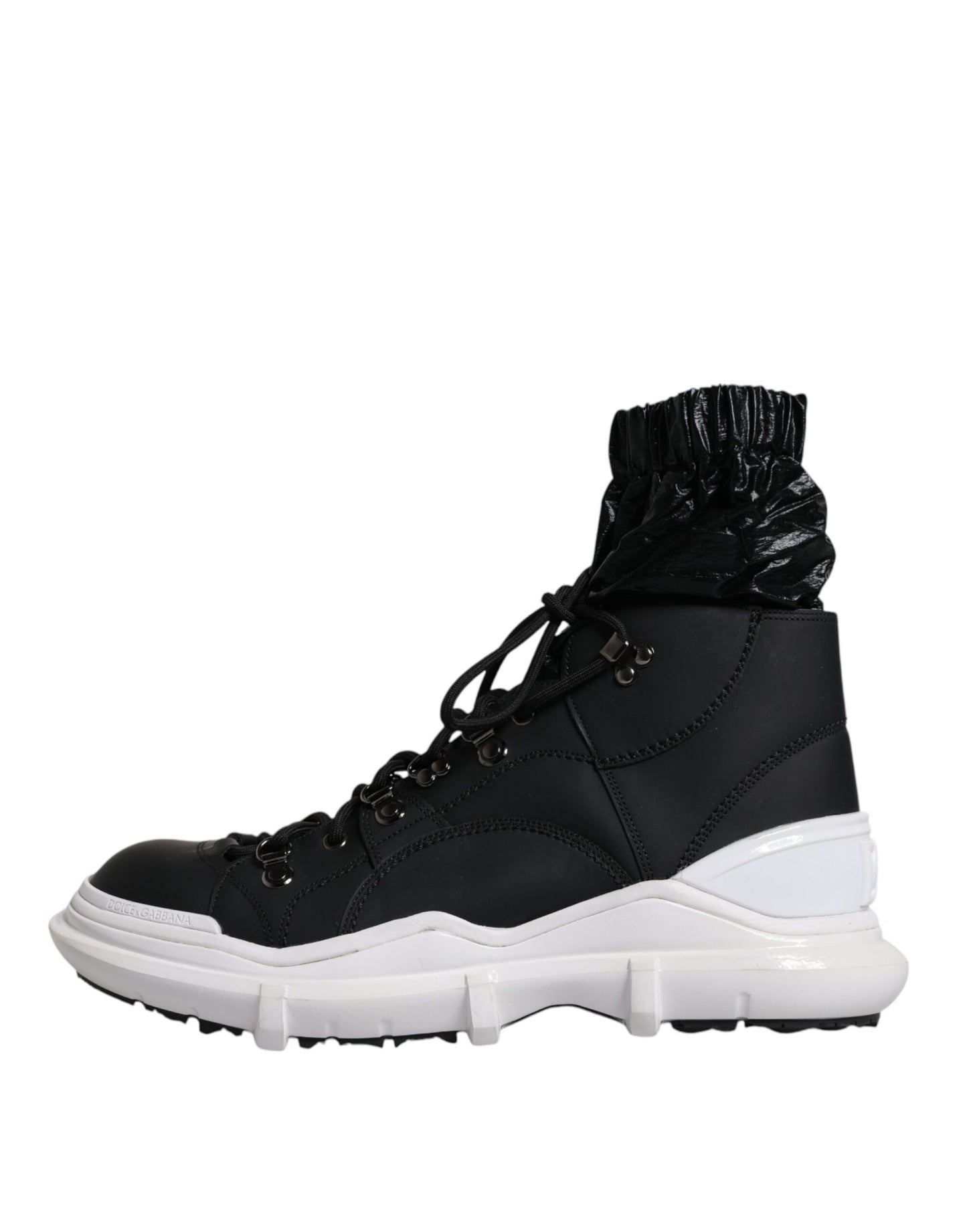 Schwarze Galileo High-Top-Sneakers aus Nylon