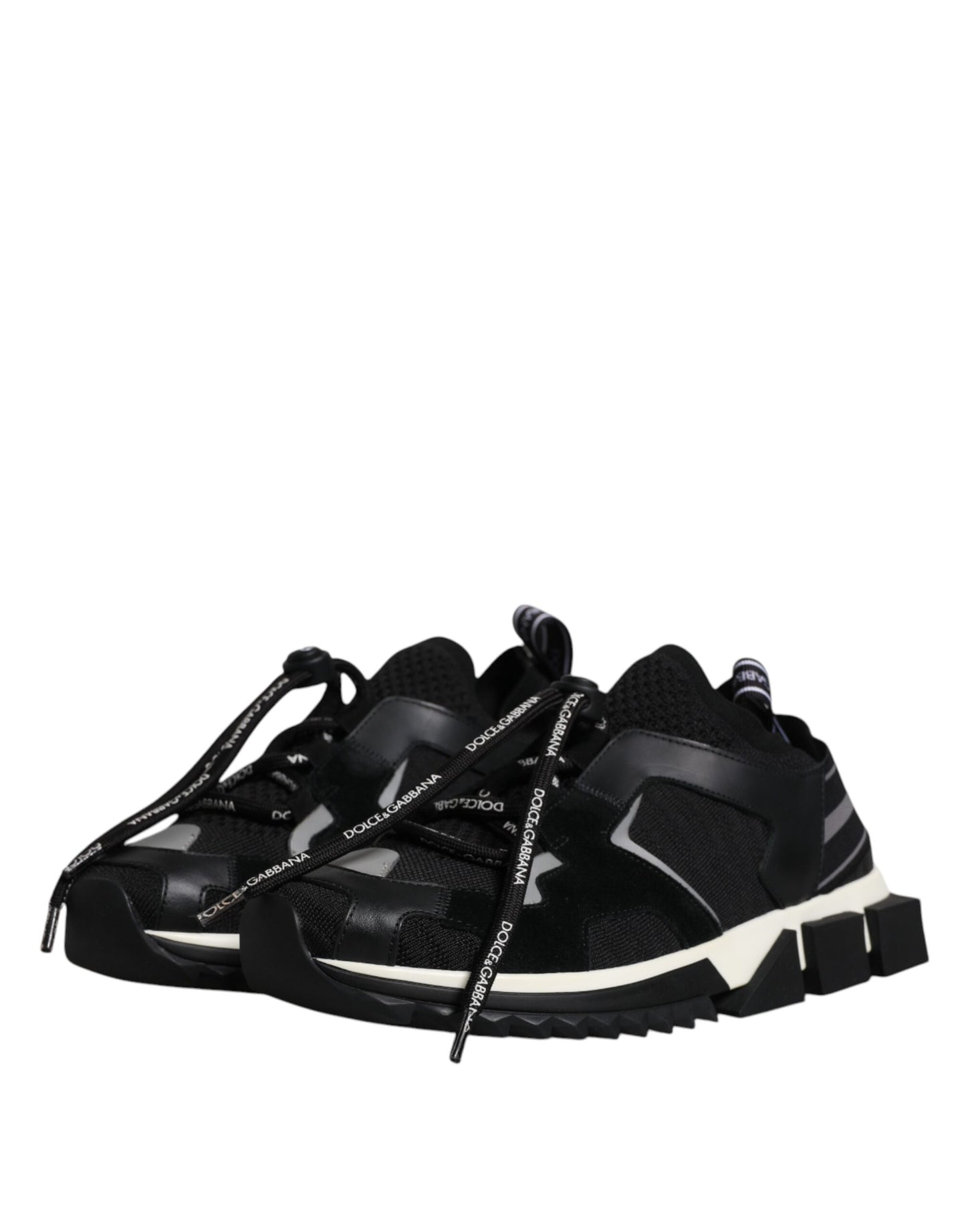 Sorrento Herren Sneakers mit Logo in Schwarz und Weiß