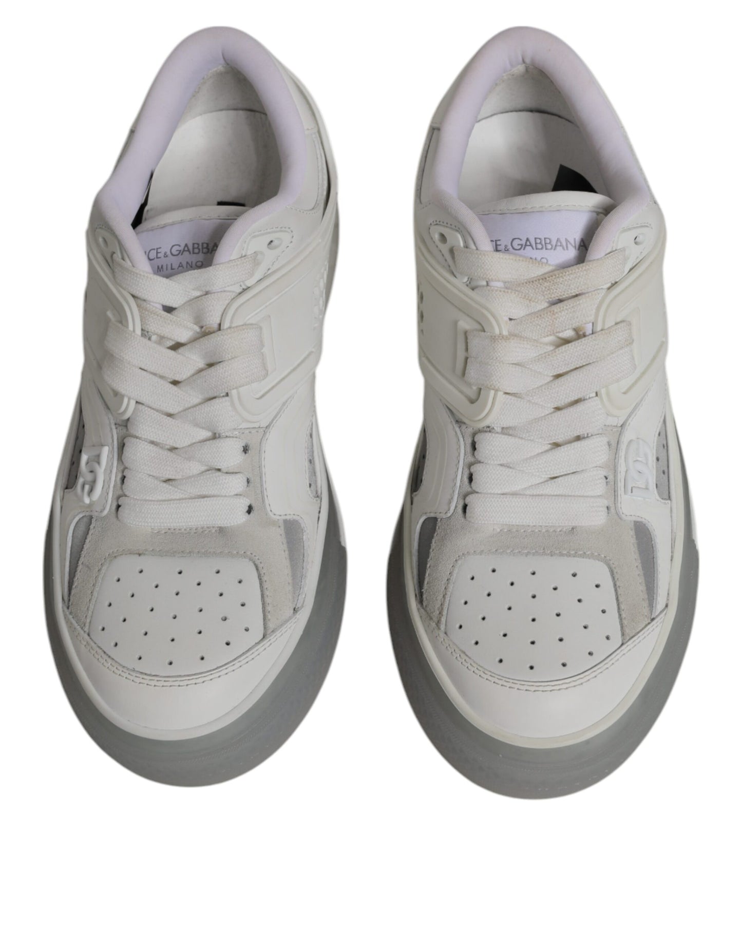 Weiße DG Logo CUSTOM 2.Zero Sneakers Schuhe