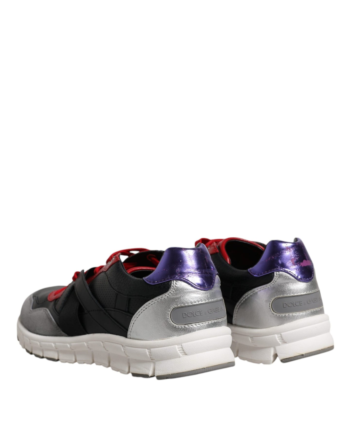 Mehrfarbige Low-Top-Sneakers aus Wildleder