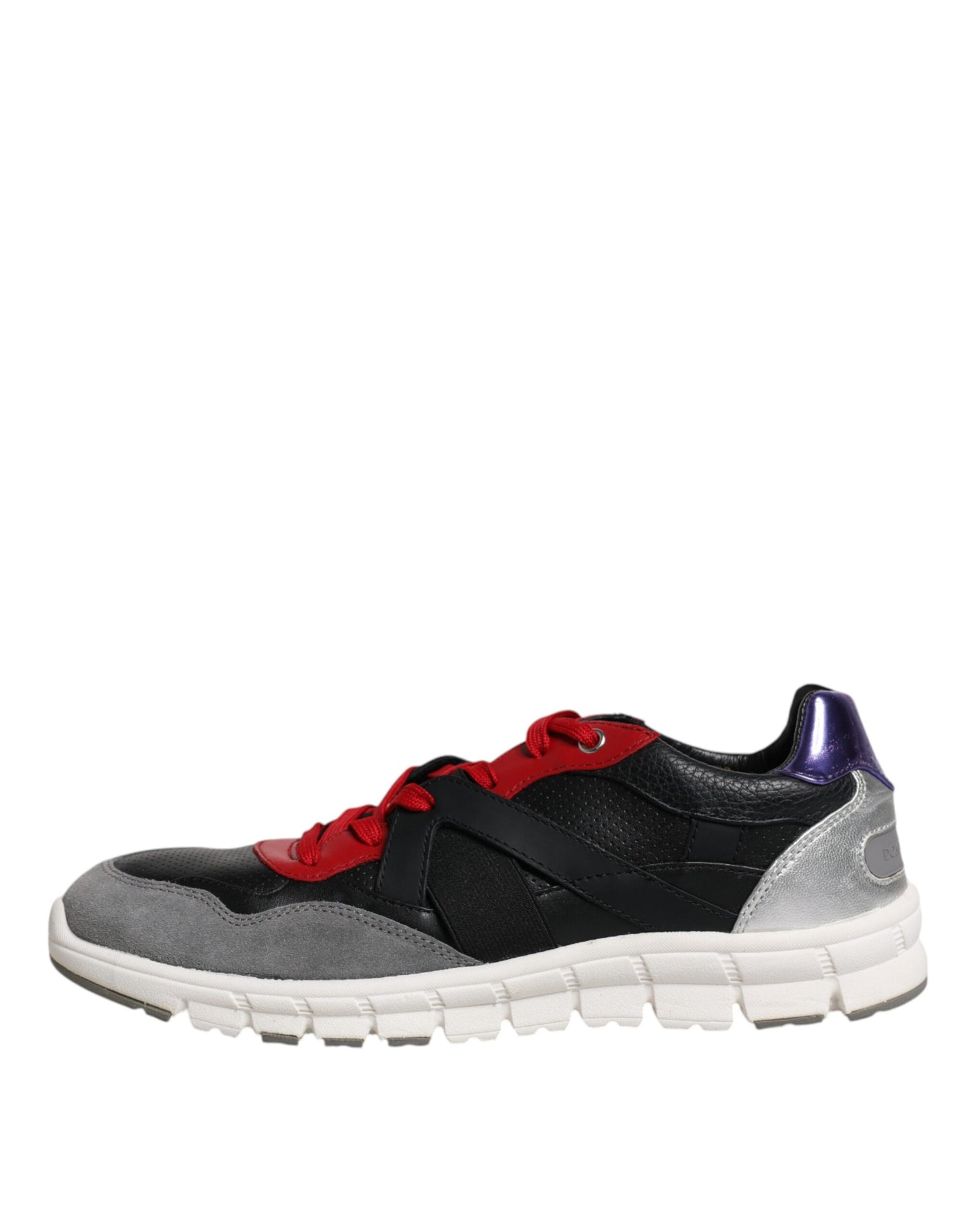 Mehrfarbige Low-Top-Sneakers aus Wildleder