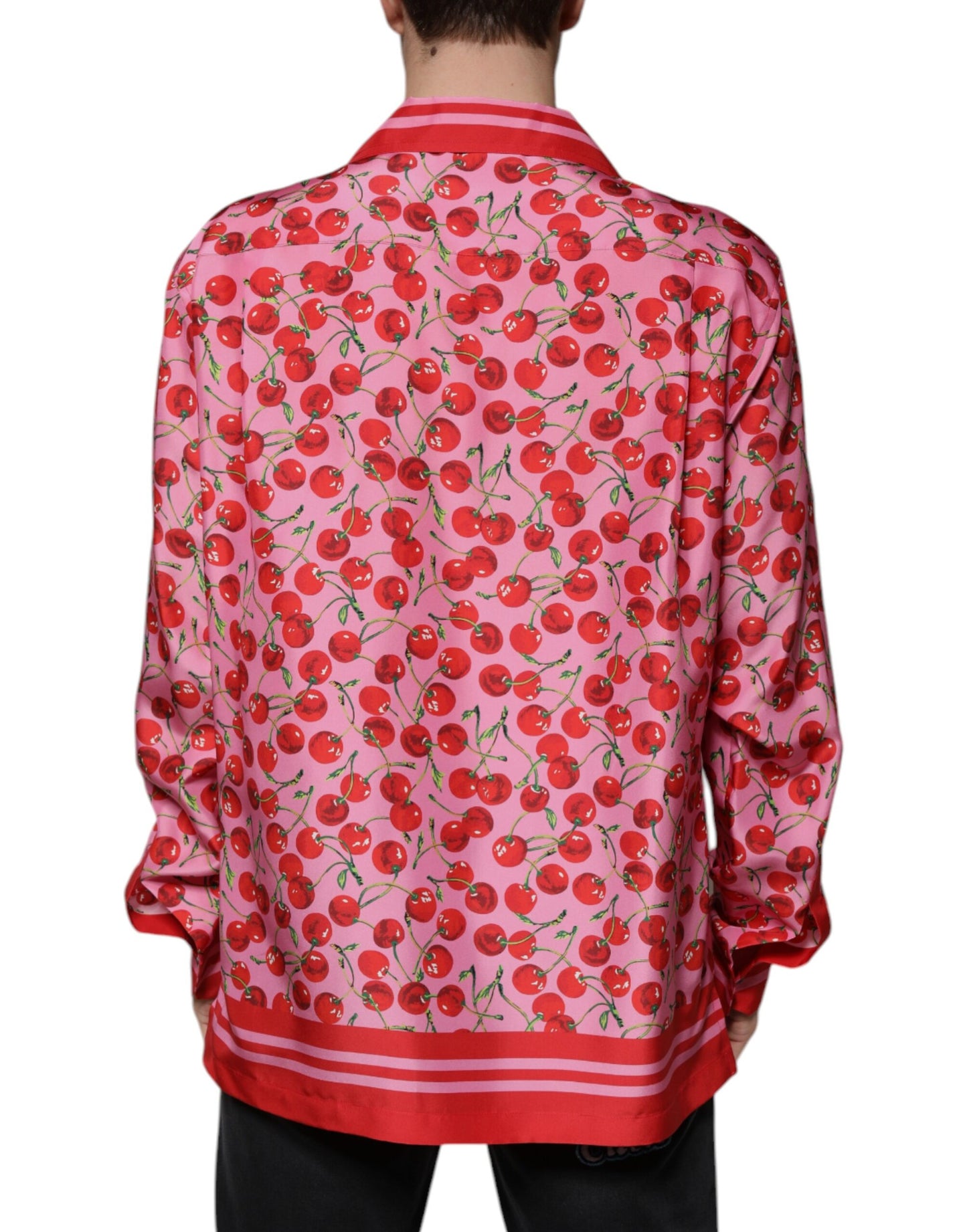 Pink Cherry Freizeithemd aus Seide mit Knopfleiste