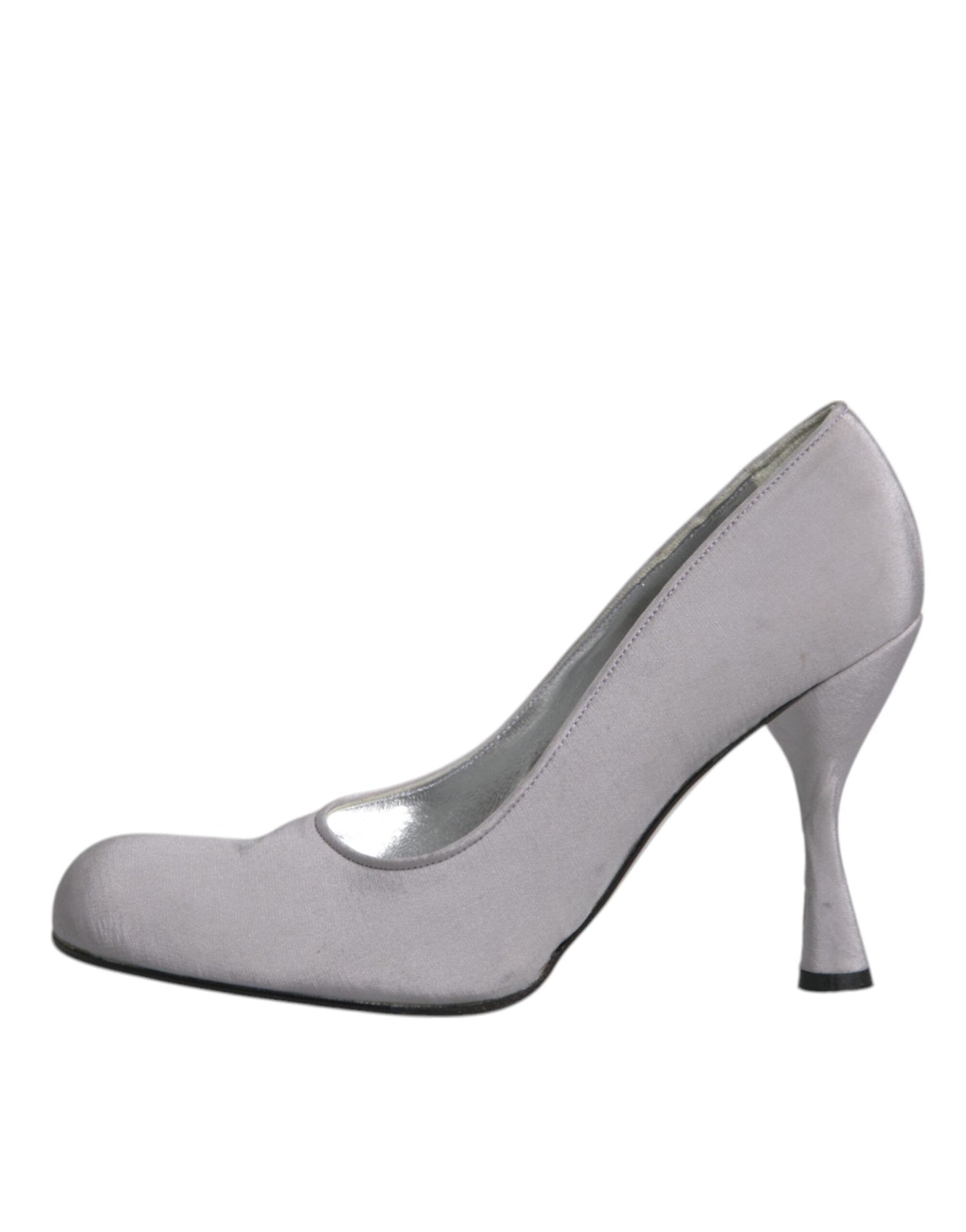 Graue Wildleder Pumps mit hohem Absatz