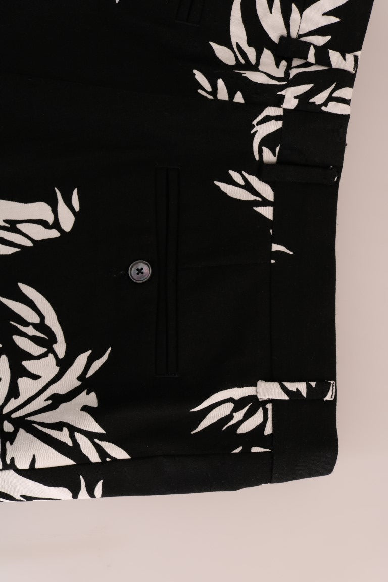 Schwarze Stretchhose aus Baumwolle von Tree