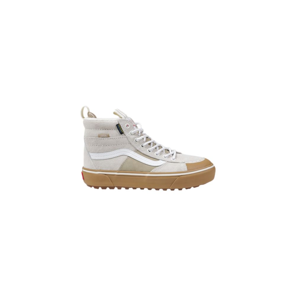 Beige Ledersneaker