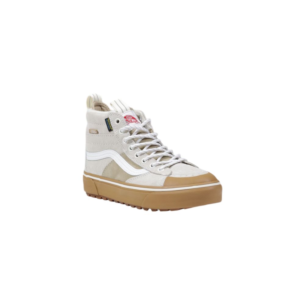 Beige Ledersneaker