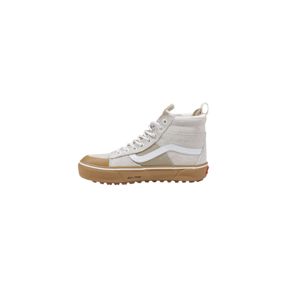 Beige Ledersneaker