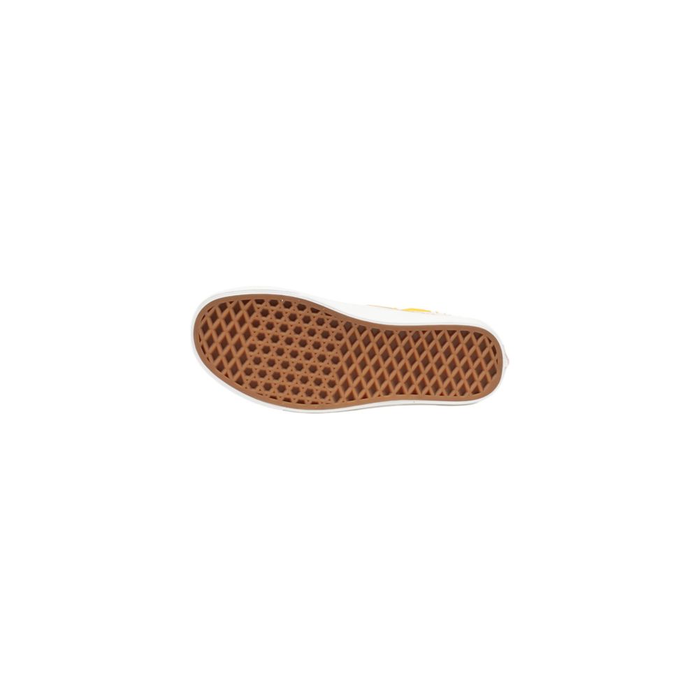 Gelber Stoff-Sneaker