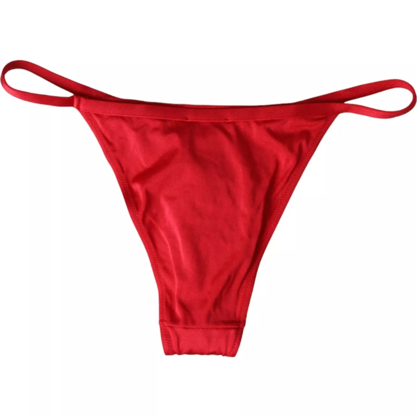 Roter Nylon Stretch Beachwear Bademode Bottom Bikini
