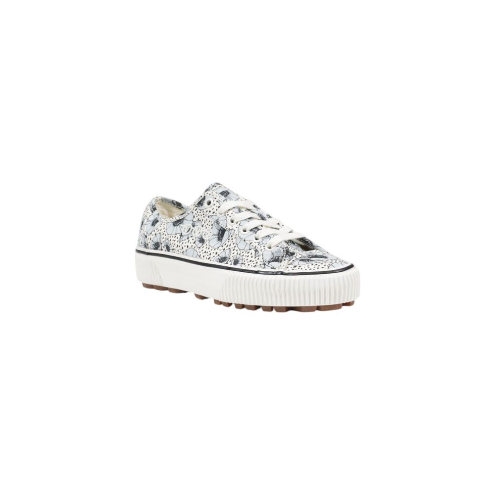 Blauer Textil-Sneaker