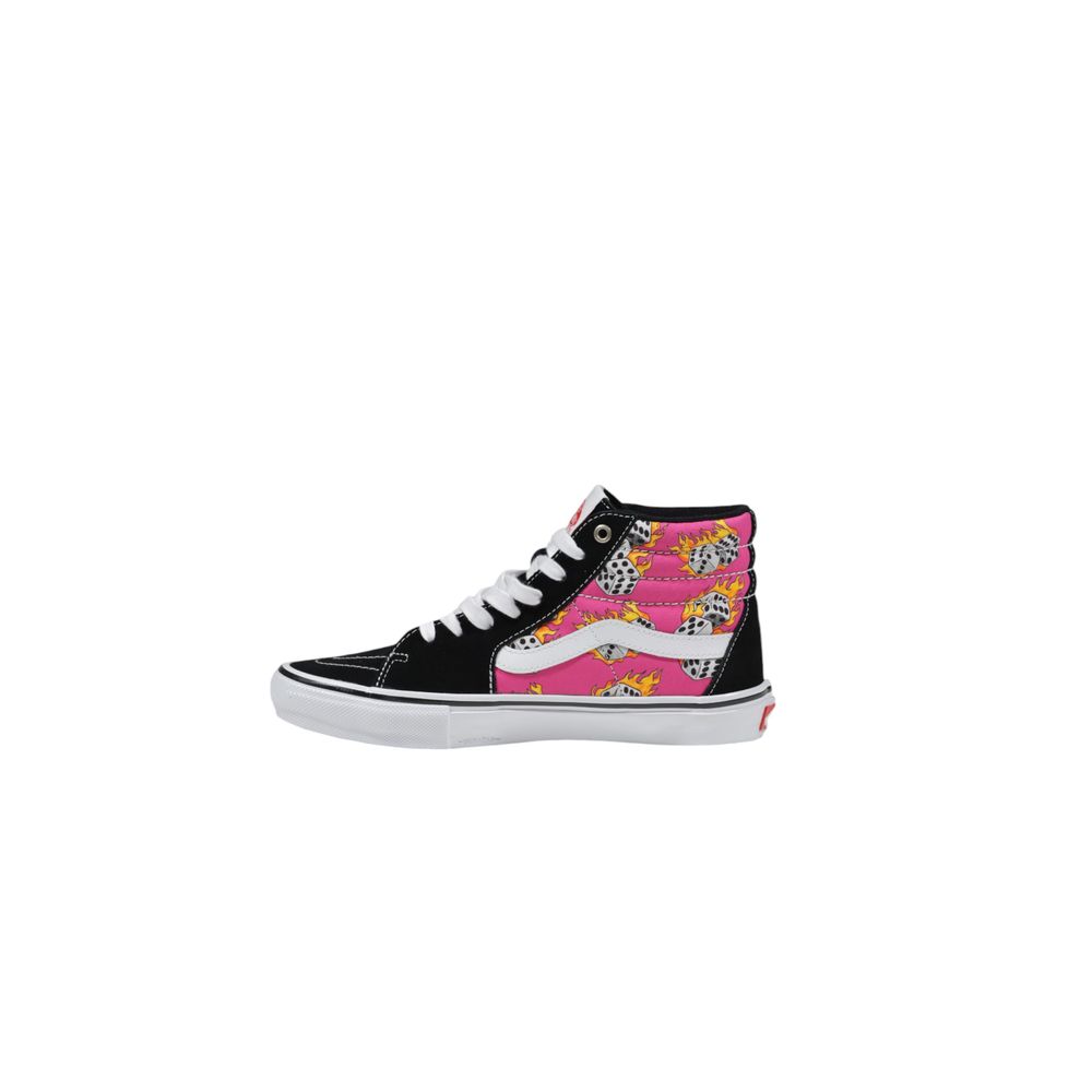 Rosa Wildleder-Sneaker