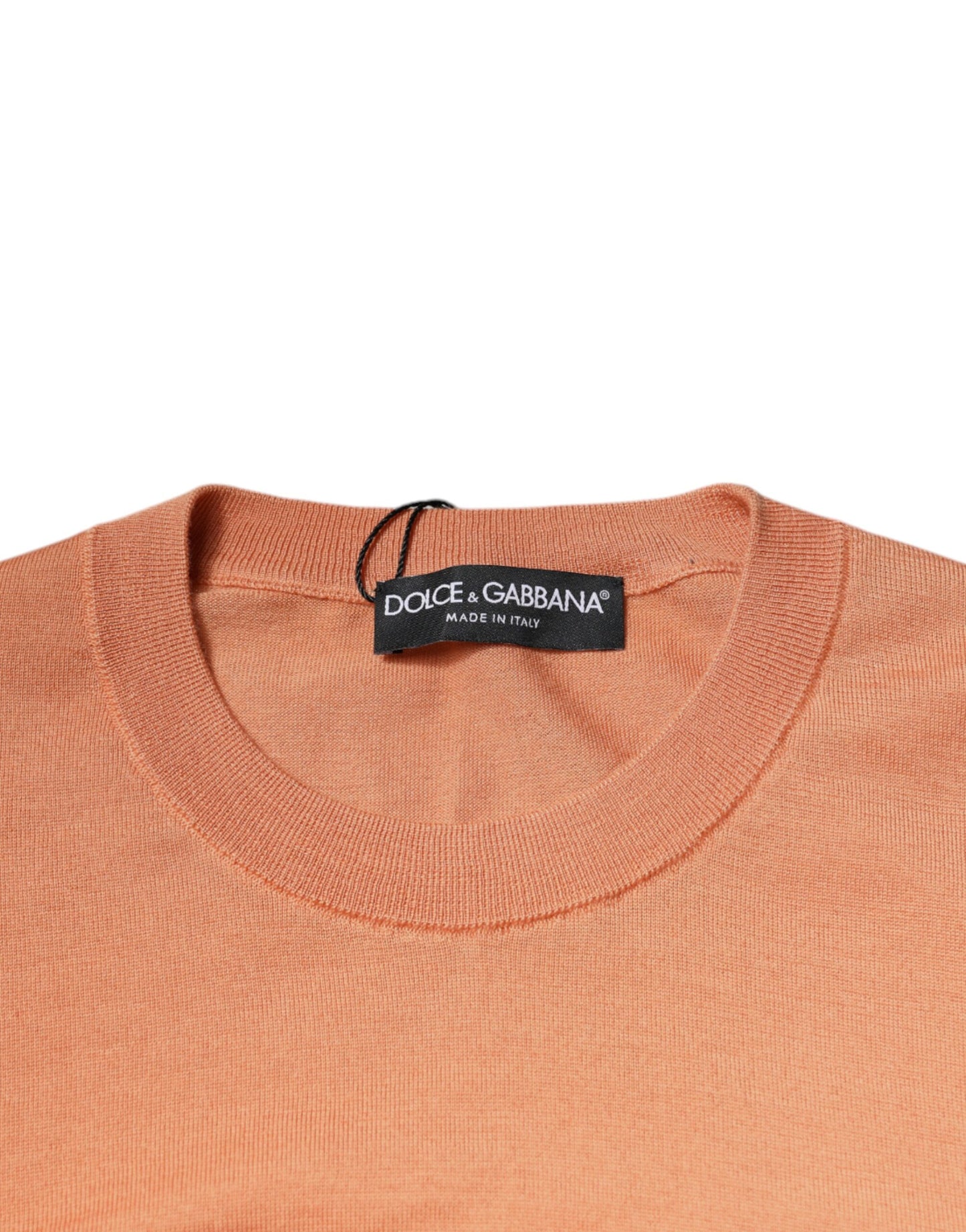 Beigefarbener Pullover aus Wolle mit Rundhalsausschnitt, kurzer Pullover