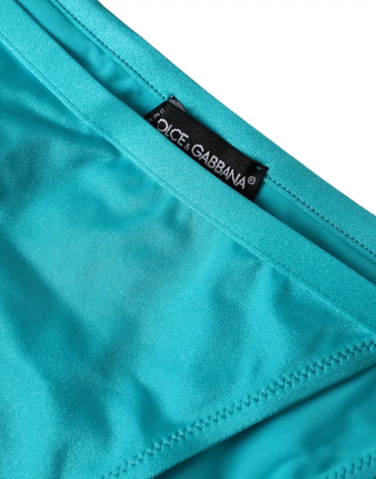 Blau Grün Nylon Beachwear Bademode Bottom Bikini