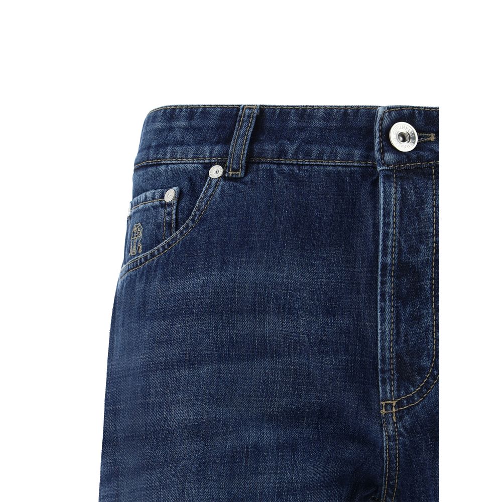 Jeans mit Umschlag