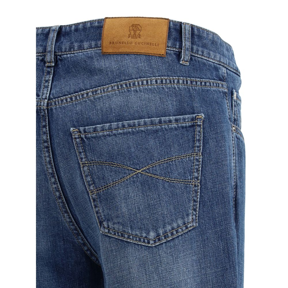Jeans mit Umschlag