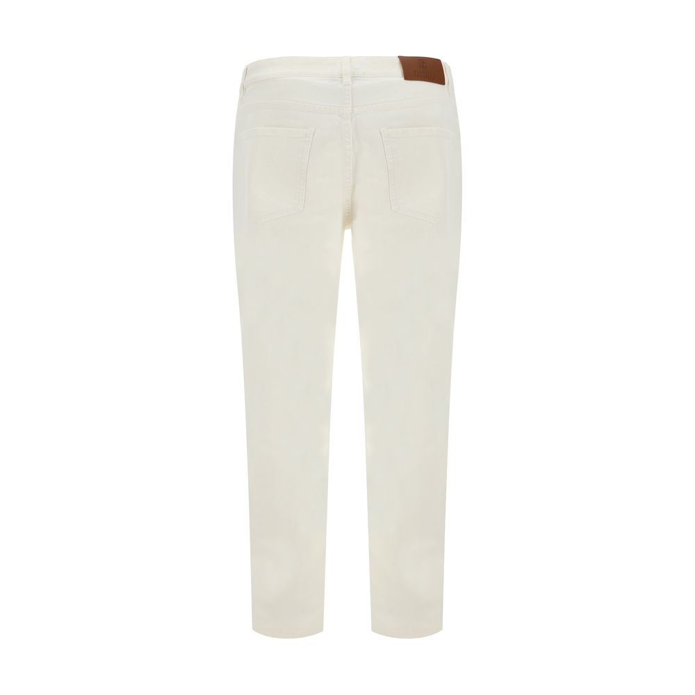 Jeans mit Umschlagsaum