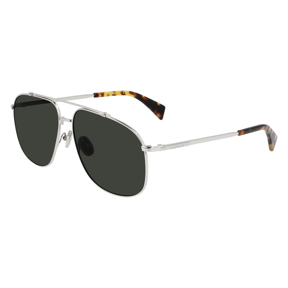 Graue Sonnenbrille aus Metall