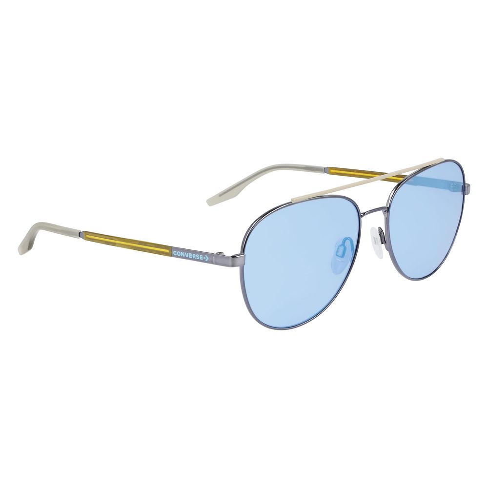 Graue Sonnenbrille aus Metall