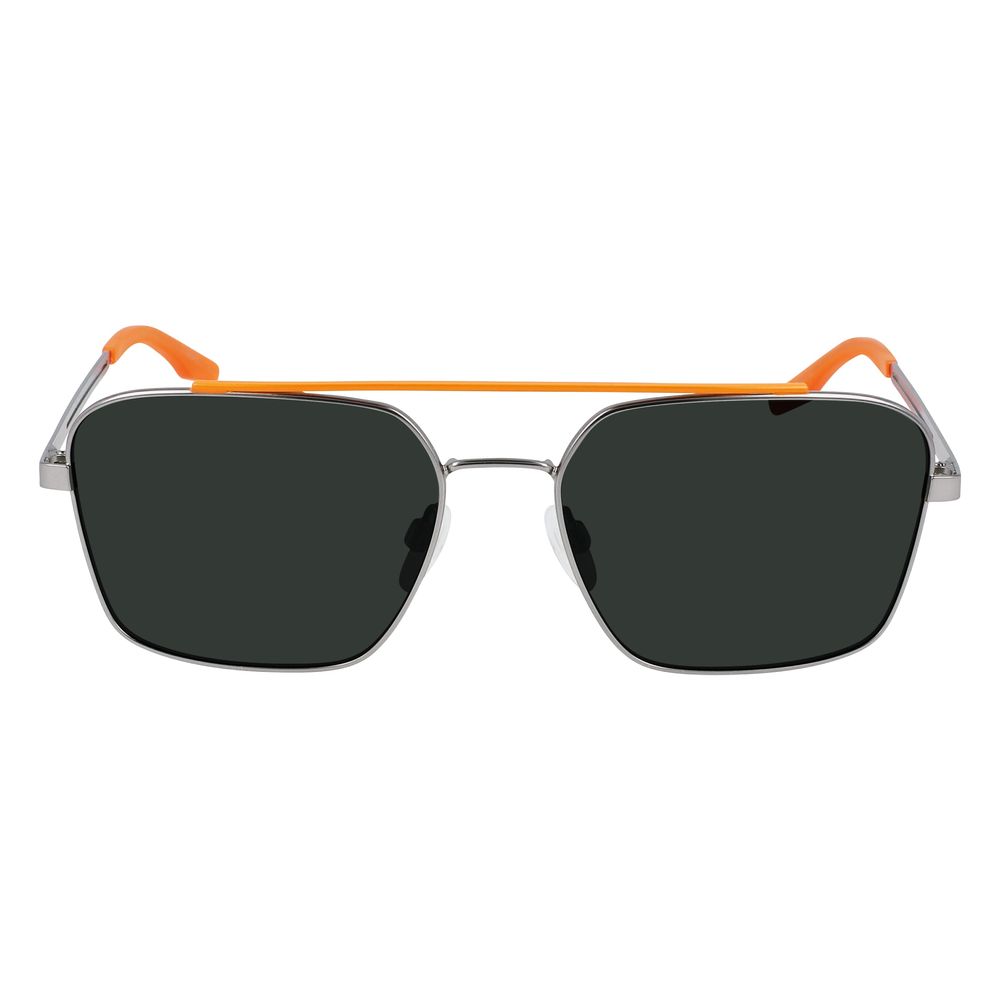 Graue Sonnenbrille aus Metall