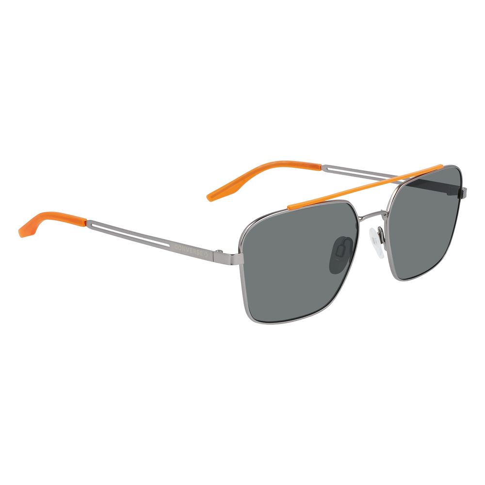 Graue Sonnenbrille aus Metall