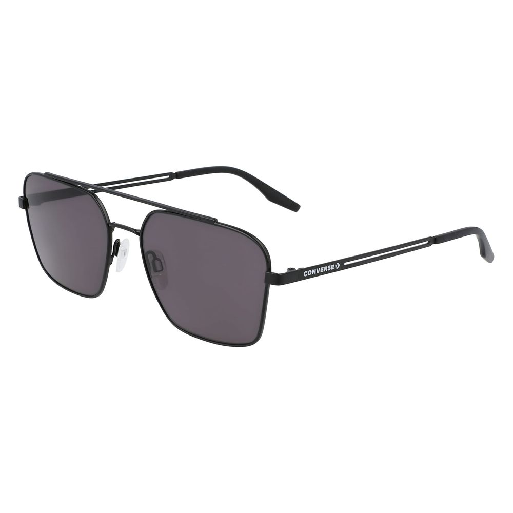 Schwarze Metall-Sonnenbrille