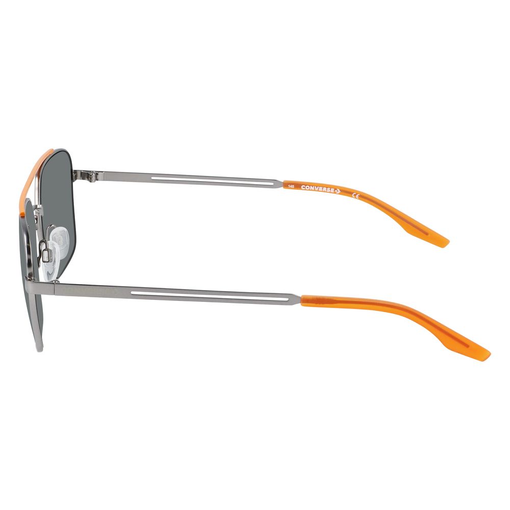Graue Sonnenbrille aus Metall