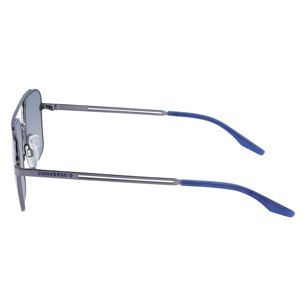 Graue Sonnenbrille aus Metall