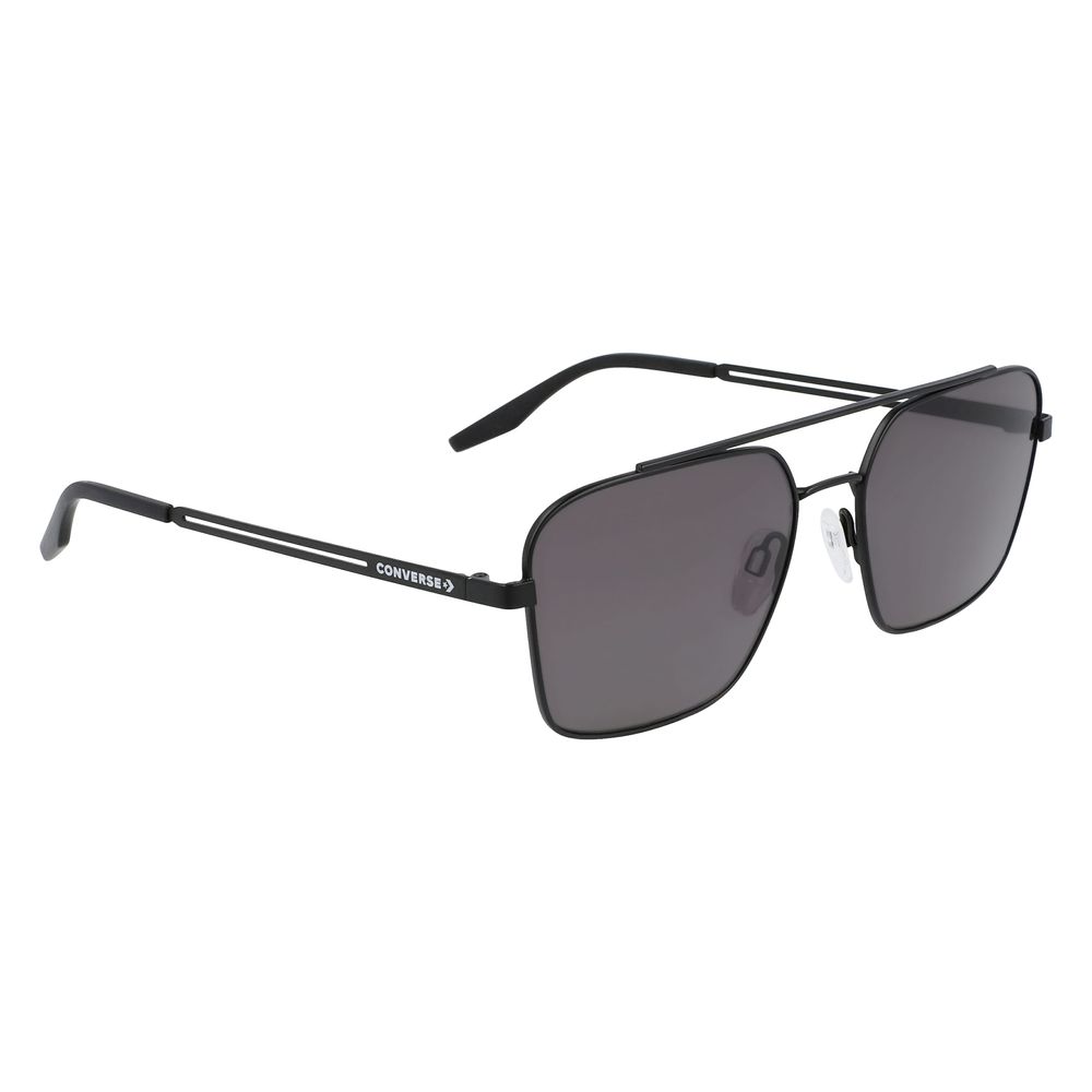 Schwarze Metall-Sonnenbrille