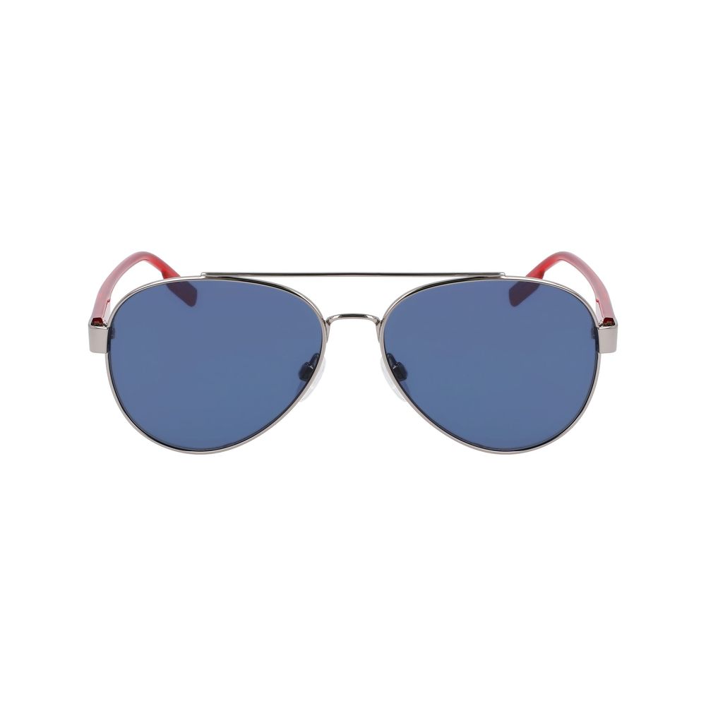 Graue Sonnenbrille aus Metall