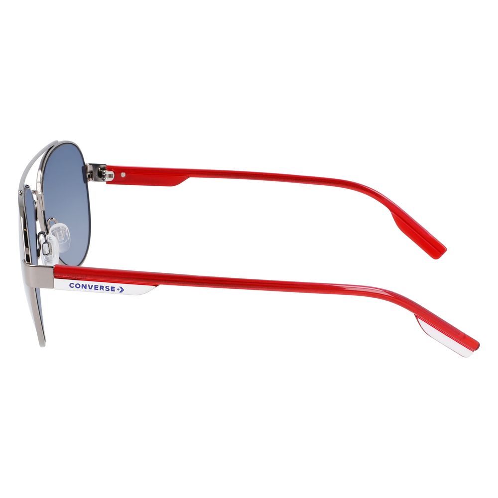 Graue Sonnenbrille aus Metall