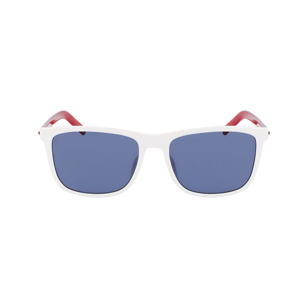 Weiße Sonnenbrille mit Spritzguss-Optik