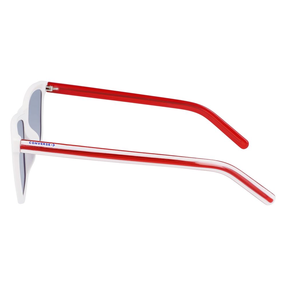 Weiße Sonnenbrille mit Spritzguss-Optik