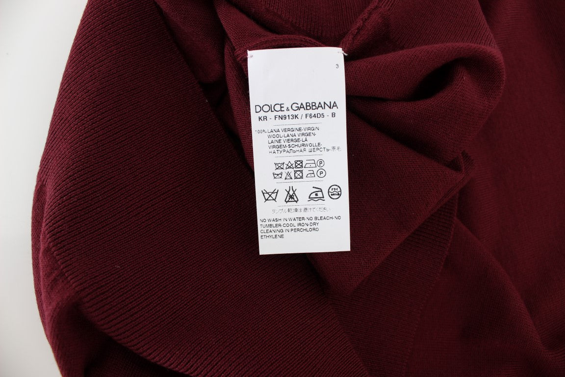 Roter ärmelloser Westepullover mit Rundhalsausschnitt